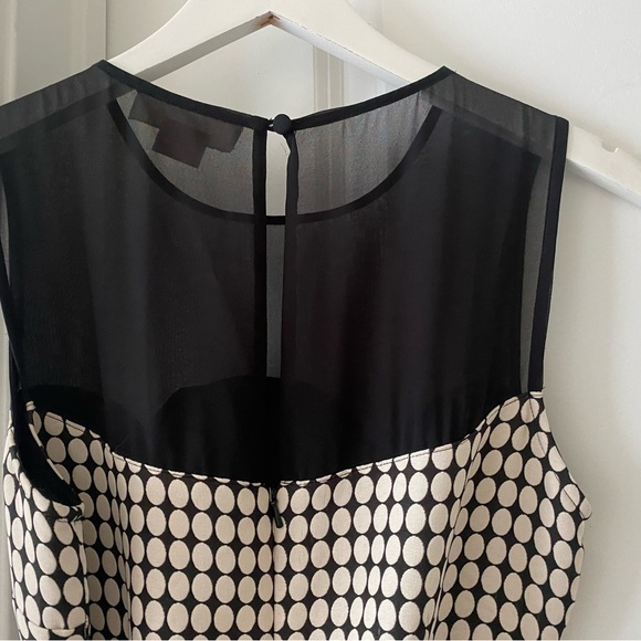 Pre-owned Michael Michael Kors Geo-Print Dress, Black/Cream, size 4 - Picture 11 of 13